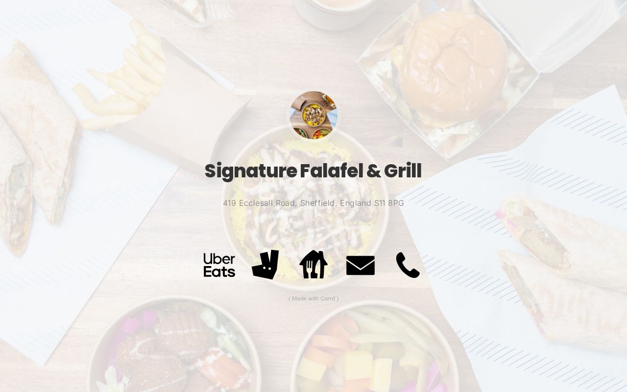 Signature Falafel and Grill